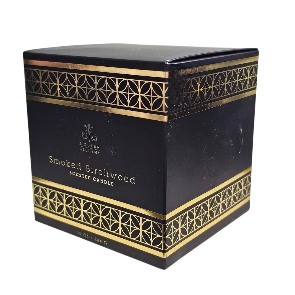 Modern Alchemy Smoked Birchwood Scented Candle 10 oz Luxury Home‎ Fragrance